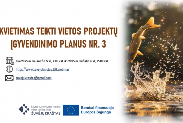 SKELBIAMAS KVIETIMAS TEIKTI VIETOS PROJEKTŲ ĮGYVENDINIMO PLANUS NR. 3