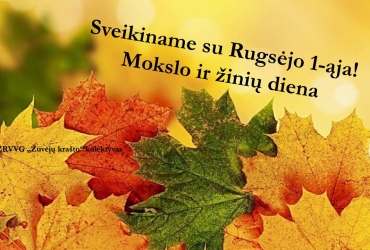 Su Mokslo ir žinių diena! 